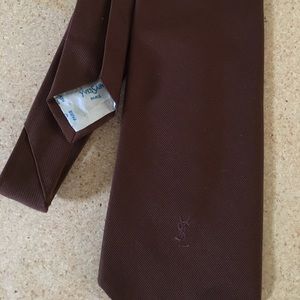 Brown Vintage YSL Tie
